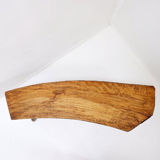 Image 1 of Panca rustica d'epoca in pino - XX secolo