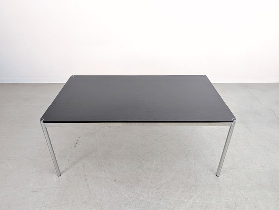 Image 1 of 2x Original USM Haller Desk Black Dining Table Design Table
