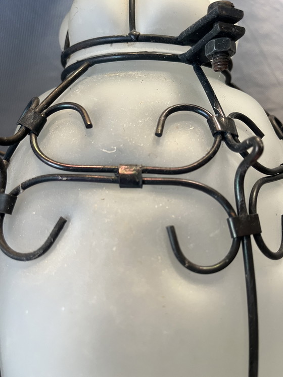 Image 1 of Paar venezianischer mundgeblasener Glaslampen