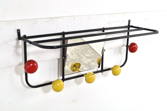 Image 1 of Appendiabiti vintage con specchio, anni '50