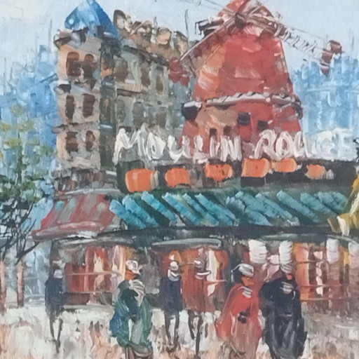 Gemälde vom Moulin Rouge, Paris
