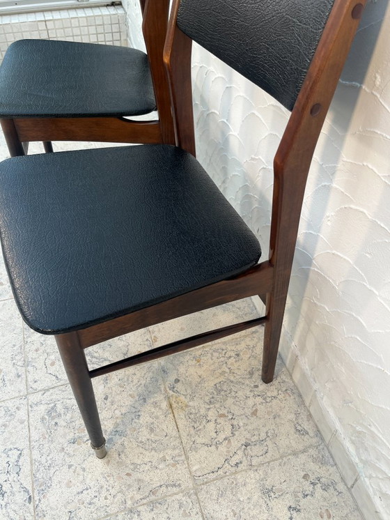 Image 1 of Coppia di sedie vintage in stile scandinavo degli anni '60.
