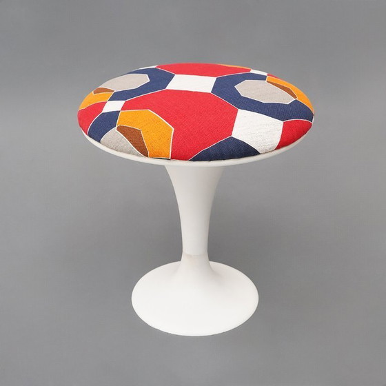 Image 1 of Space Age stool with tulip base, 1960s