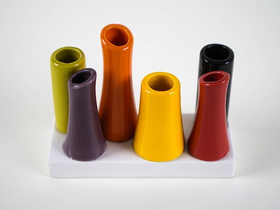 Image 1 of Set of small soliflor vases, Danish design, 1970s, made in Denmark