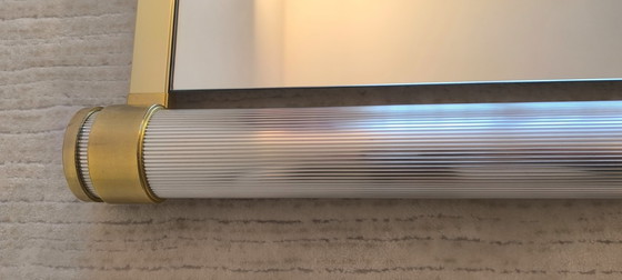 Image 1 of ✨💎 Pierre Vandel Paris - Très beau et rare grand miroir design 1970’s signé Pierre Vandel Paris ✨💎