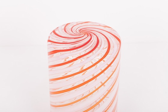 Image 1 of Oggetto in vetro di Murano con motivo a spirale, Italia, anni '70
