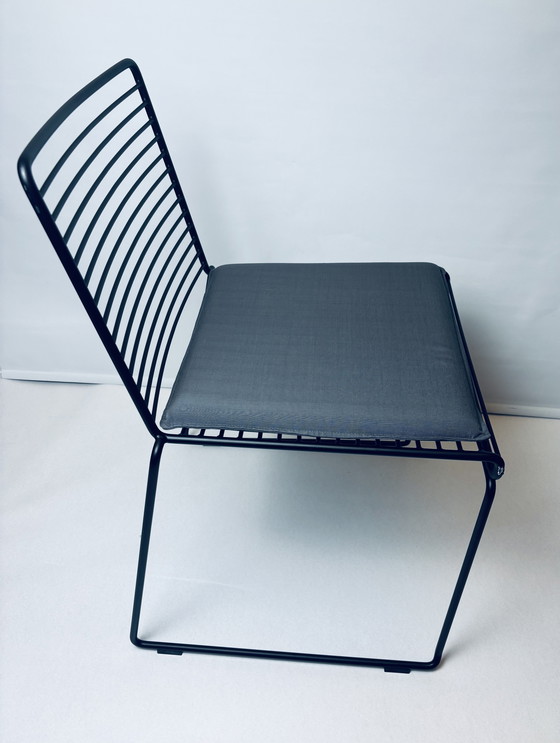 Image 1 of Sedie da pranzo HAY Hee – Set di 10 + 10 cuscini – Nere – Ottime condizioni
