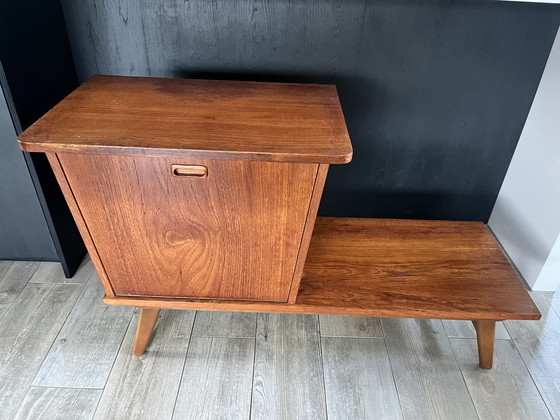 Image 1 of Meuble audio vintage en teck, meuble audio