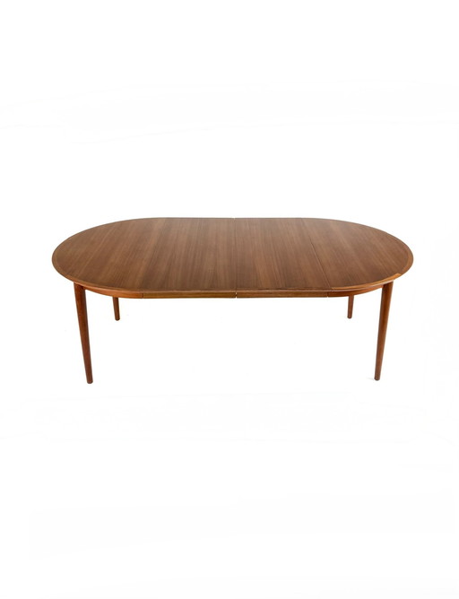 Vintage extendable Danish teak dining table, 1960s