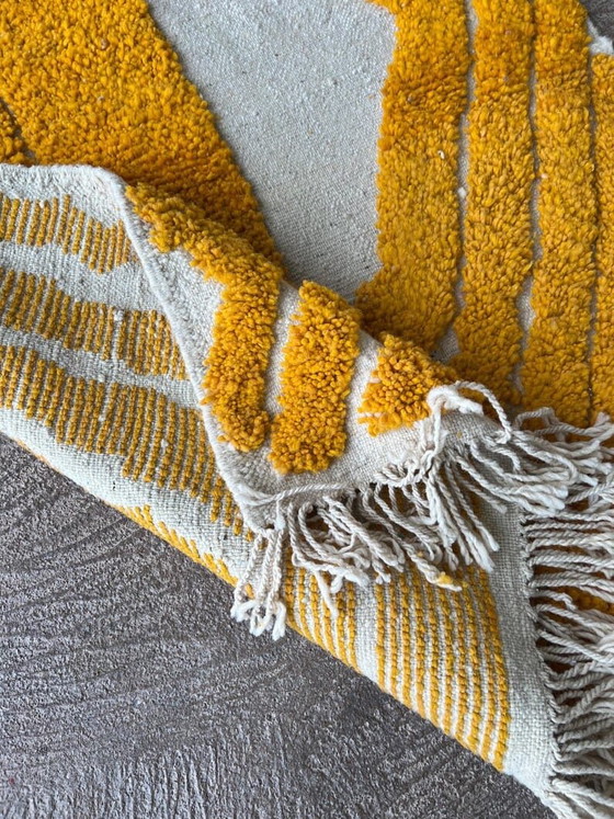Handgemaakt traditioneel Marokkaans Berberkleed, geel, 150/250 cm – Ahrend, Vloerkleden en tapijten, Cotton (photo 4 of 7)