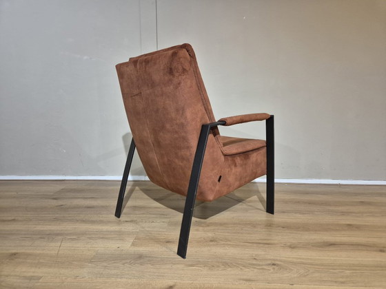 Image 1 of Showroommodel - Montel Sintra Fauteuil - Koper - Brons - Zwart - Velours