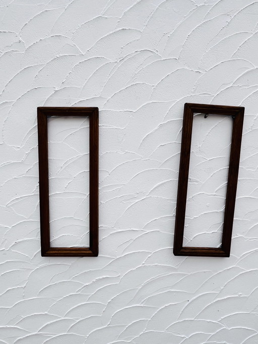 Duo Of Solid Wood Picture Frames