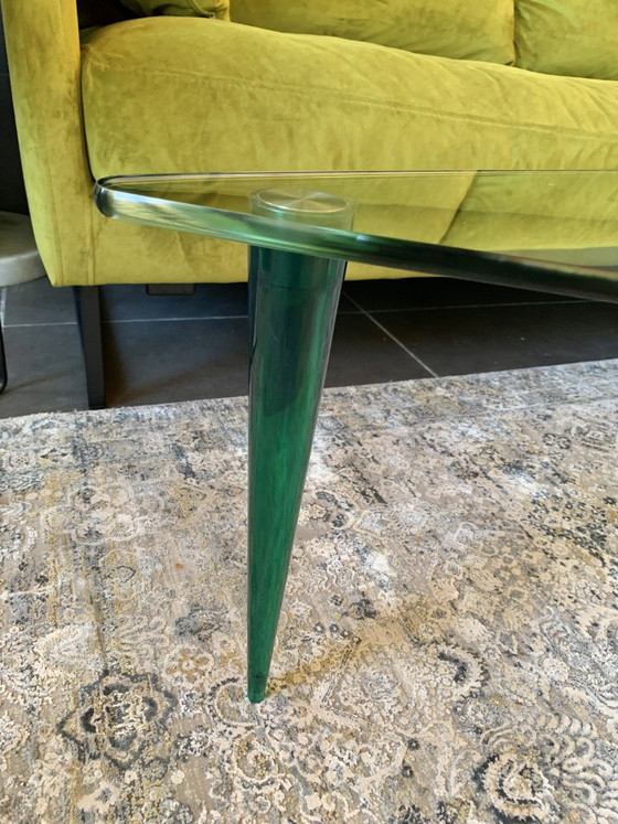 Image 1 of Tonelli "Lobacevskij" ontwerper
Salontafel Isao Hosoe glazen tafel