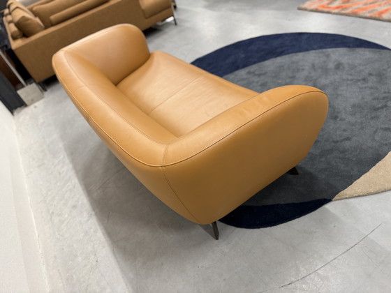 Image 1 of Leolux Flint Sofa, 2,5-Sitzer, Ceras Brandy Leder