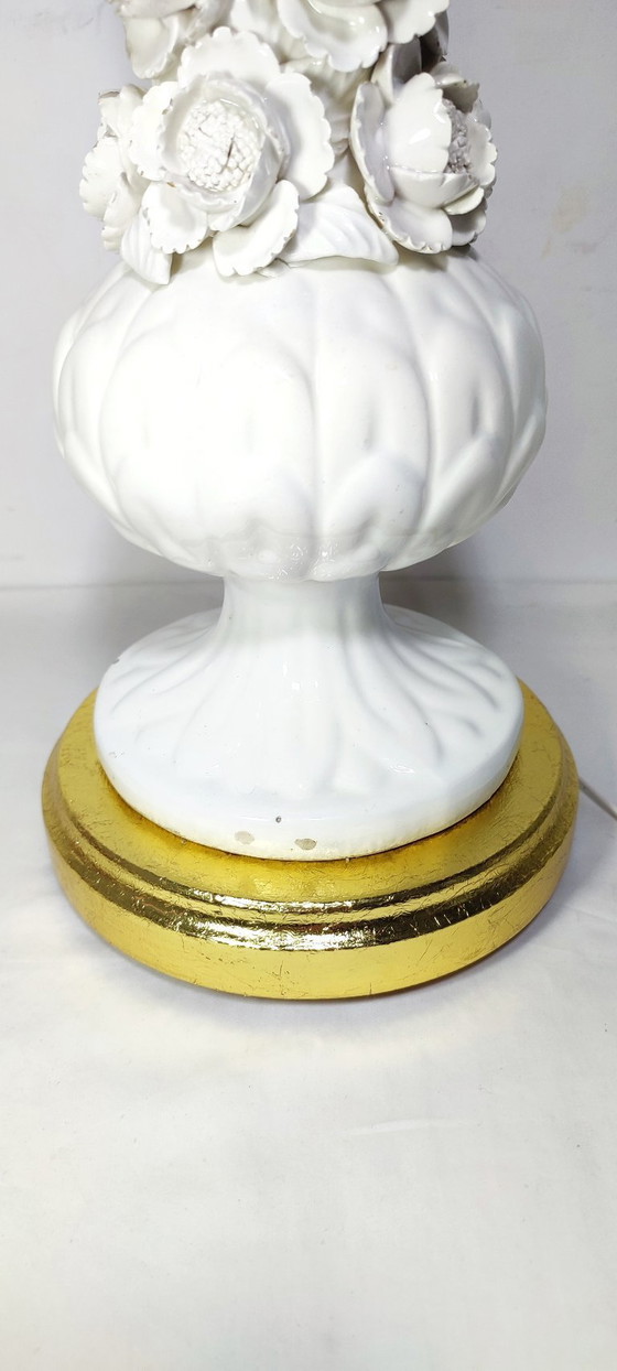 Image 1 of Keramische tafellamp uit Manises, Spanje, jaren 1970.