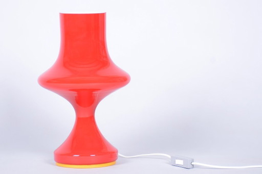 Original Mid-Century Table Lamp, by Štěpán Tabera, Tinted Glass, Czech, 1960s