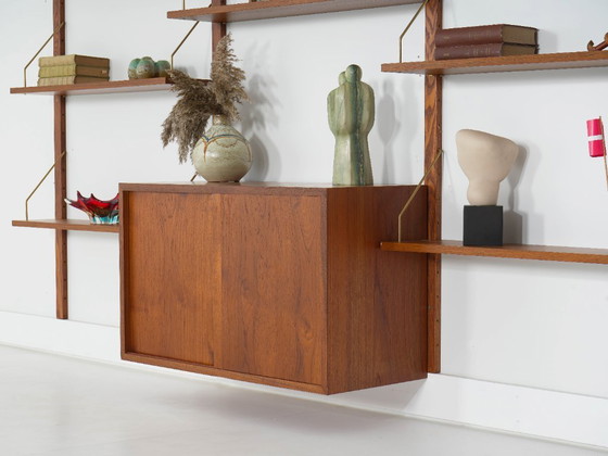 Image 1 of Estantería modular de teca, diseño danés, década de 1960, fabricada en Dinamarca.