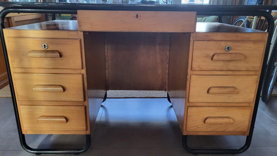 Image 1 of Vintage Bauhaus style desk
