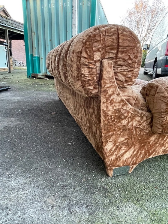 Image 1 of Sculpturaal ontworpen Italiaanse bank uit de jaren 70