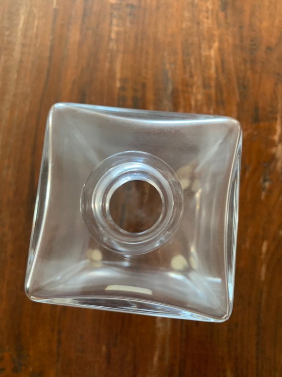 Image 1 of RARE : Carafe Daum France « Cactus » – Design Hilton McConnico –