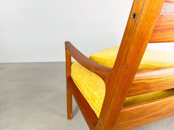 Image 1 of Canapé Midcentury France & Søn Canapé Ole Wanscher trois places teck