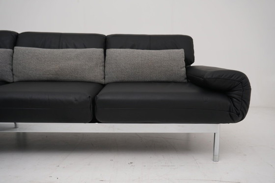 Image 1 of Sofá esquinero Rolf Benz Plura 380, sofá, taburete, cuero, negro
