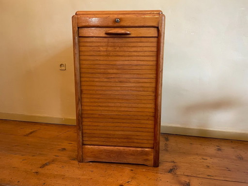 Archivador con persiana Armario de música 1950s Francés