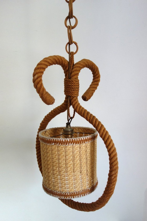 Image 1 of Seilleuchter von Audoux Minet, Frankreich, 1950er Jahre