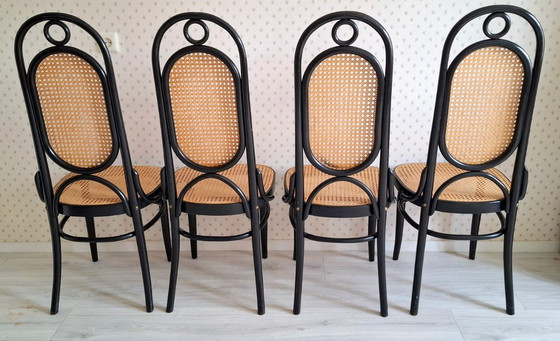 Image 1 of 4x Vintage Dining Room Chairs - Chairs - Thonet Style