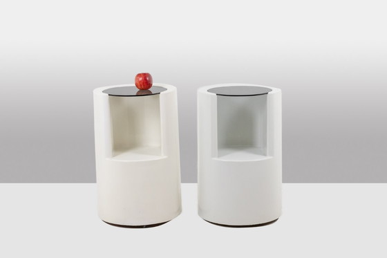 Image 1 of Pareja de extremos de sofá estilo Space Age. Circa 196070.