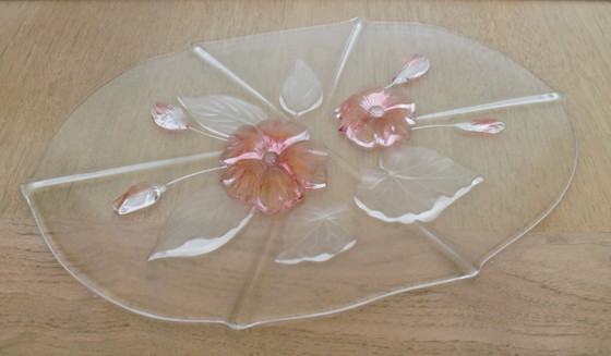 Walther Glas Ovale Servierschale, Rosa Blumen & Satineffekt – Mikasa - Walther Glas, Schalen (photo 5 of 10)
