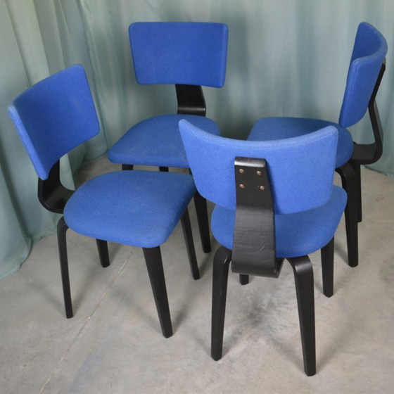 Image 1 of 4 sillas de comedor de madera contrachapada