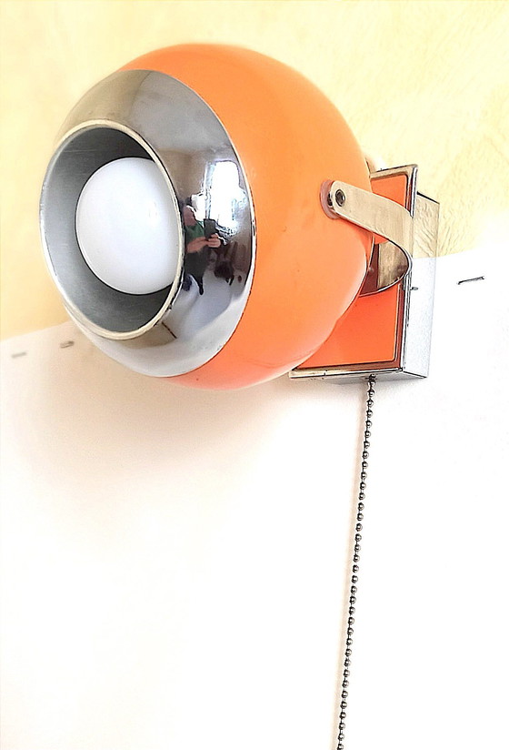 Image 1 of Applique arancione Eye Ball Space Age