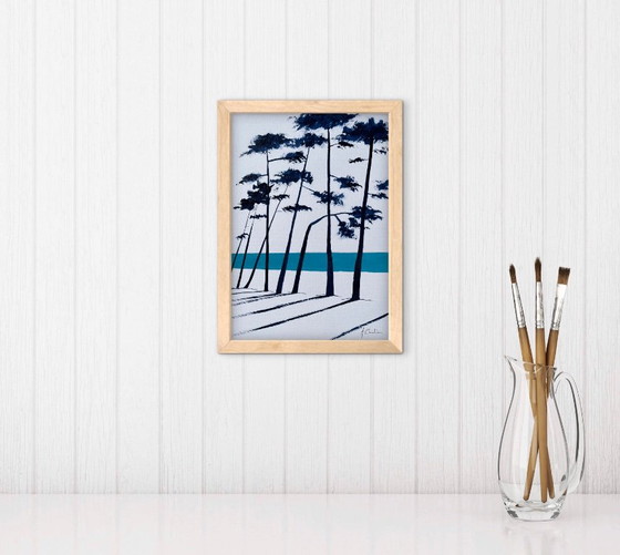 Ink and acrylic on framed A4 paper. – Paintings & Drawings (photo 4 of 7)