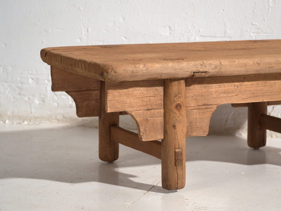 Antieke lage tafel van grenenhout – China, circa 1930 – Salontafels (photo 29 of 40)