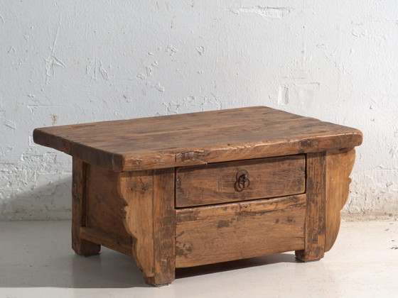 Antique low table in elm wood – China, circa 1930 – Coffee tables (photo 2 of 40)