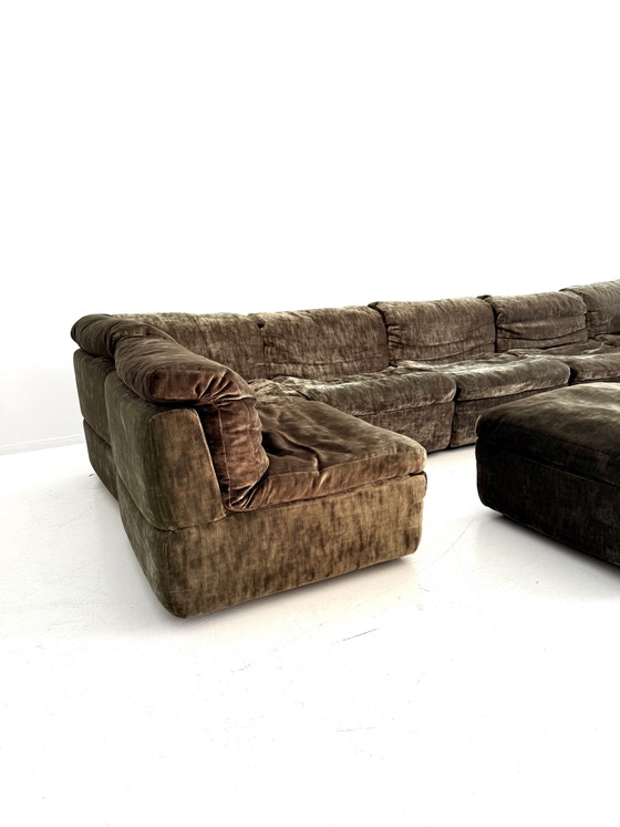 Vintage XL 11-piece modular sofa, Laauser ‘80 – Wood, Plastic (photo 6 of 15)