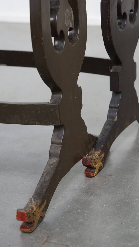 Image 1 of 2 x Vintage Japanese lacquerware side tables