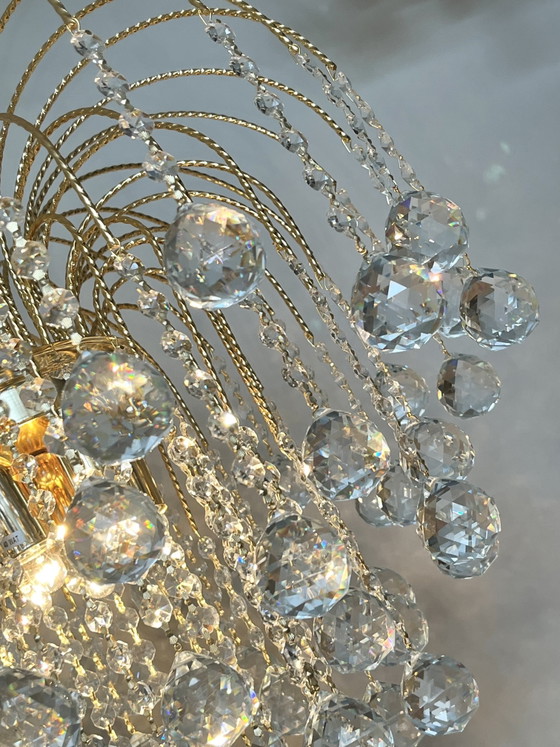 Image 1 of Lampadario vintage SWAROVSKI STRASS di taglia XL