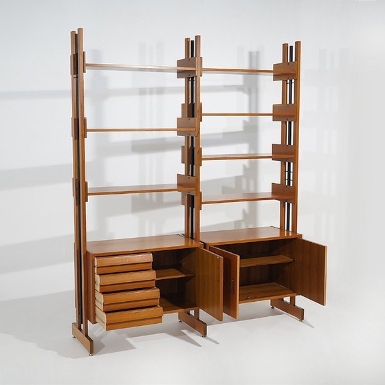 Modulares Bücherregal mit Ständern, 1960er Jahre – Bücherregale, Brass (photo 7 of 15)