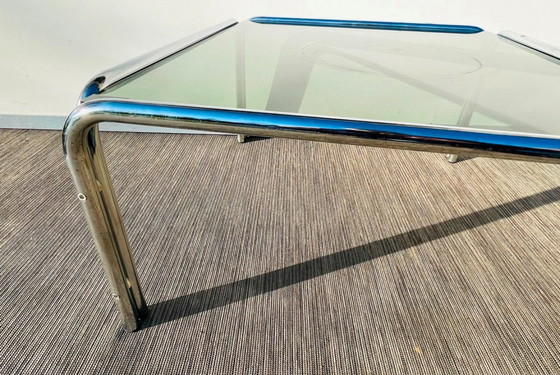 Image 1 of Pair of chrome coffee tables # Vintage 70s # Living Room Tables