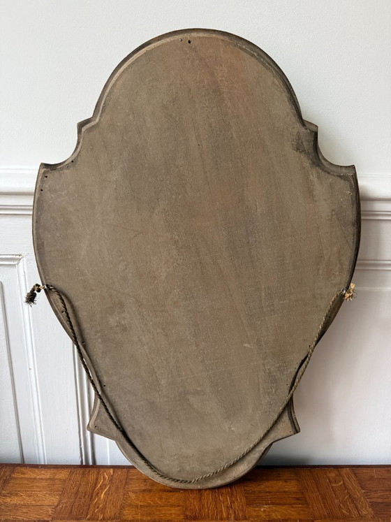 Image 1 of Miroir baroque en bois doré