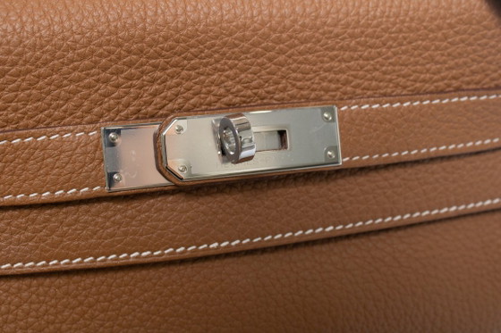 Hermes, Bolso Kelly 28 Retourne de oro – Hermès, Bolsos de mano, Lambskin (photo 14 of 15)