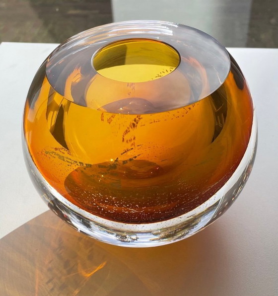 Image 1 of Unique glass object “TOPAZ” by George Broft 