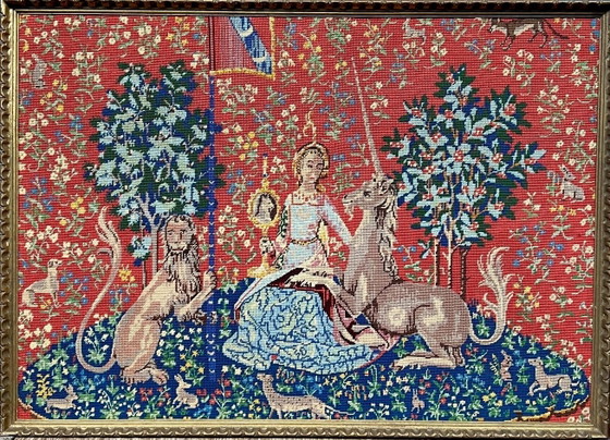 Tapisserie faite à la main – Décorations murales, Wool, Cotton (photo 6 of 6)