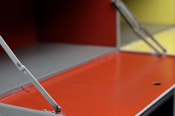 Gispen 663-2 Armario de almacenamiento modular – Wim Rietveld 1954 – Armarios de almacenamiento, Aluminium (photo 15 of 15)