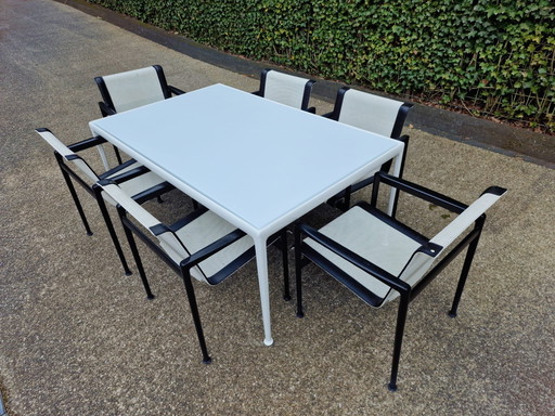 Ensemble de jardin 6 personnes par Knoll - Collection Richard Schultz 1966