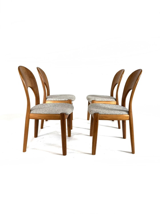 Image 1 of 4x chaise 'Morten', Koefoeds Hornslet '70