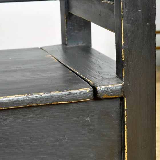 Image 1 of Antique pine drop-top bench, 1900s