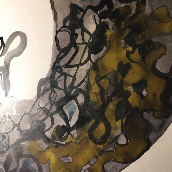 Anne Body, Il Grande Combattimento, Tecnica Mista su Carta, 1965 – Dipinti e disegni, Paper (photo 7 of 15)